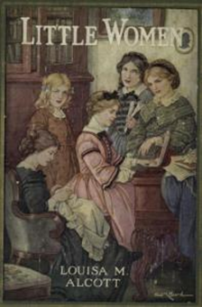 Vintage book cover for the utopia 'Little Women'